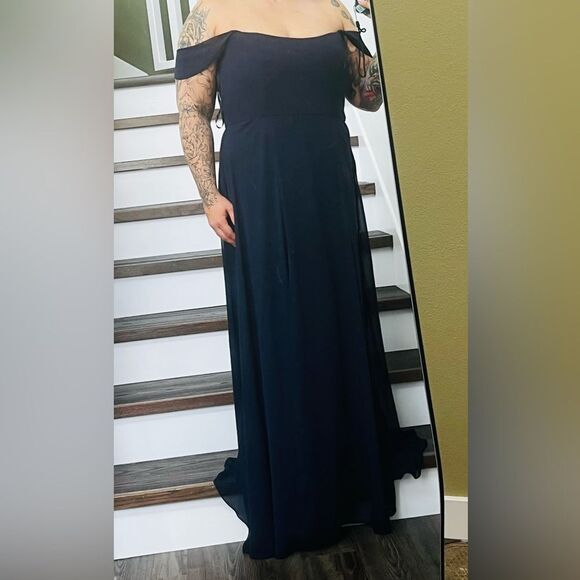 After Six Off the Shoulder Gown - Picture 2 of 13